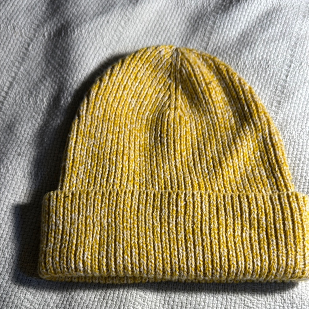 Yellow Knit Beanie